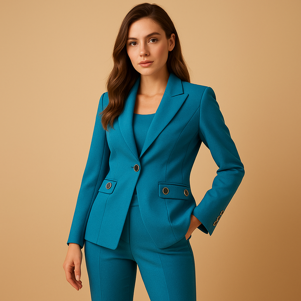Élégance Automnale | Ensemble Tailleur Femme avec Blazer Chic | Confort Optimal pour Professionnelles 1