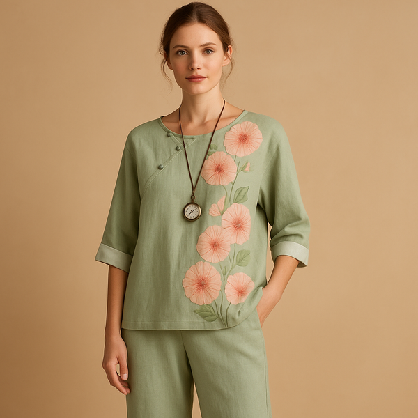 Sophia | Ensemble Décontracté Élégant pour Femme avec Confort Optimal | Idéal pour Printemps et Été 1